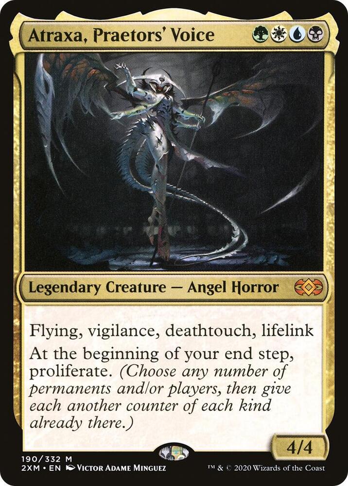 Atraxa, Praetors' Voice 190 card from Double Masters