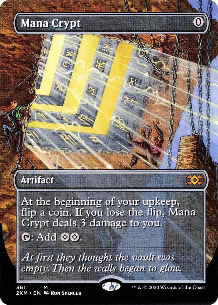 Mana Crypt (Borderless) 361 card from Double Masters