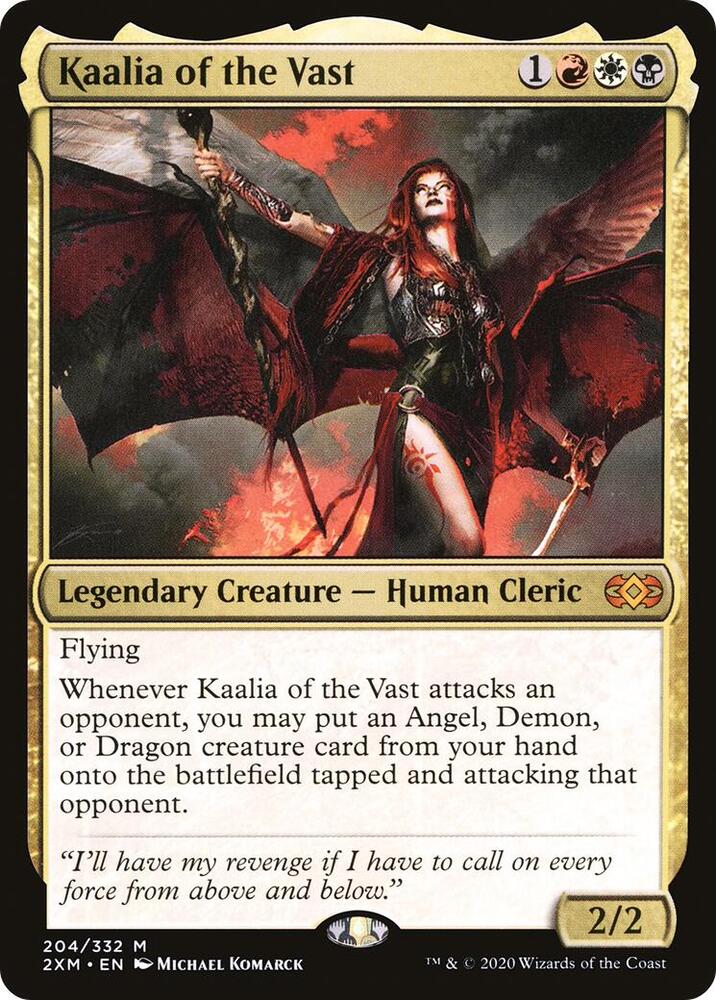Kaalia of the Vast 204 card from Double Masters