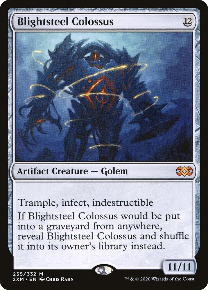 Blightsteel Colossus 235 card from Double Masters