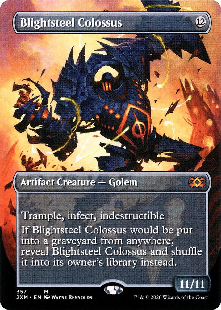 Blightsteel Colossus (Borderless) 357 card from Double Masters
