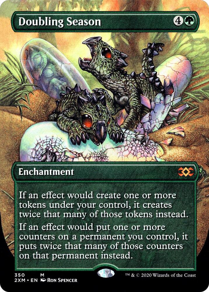 Doubling Season (Borderless) 350 card from Double Masters