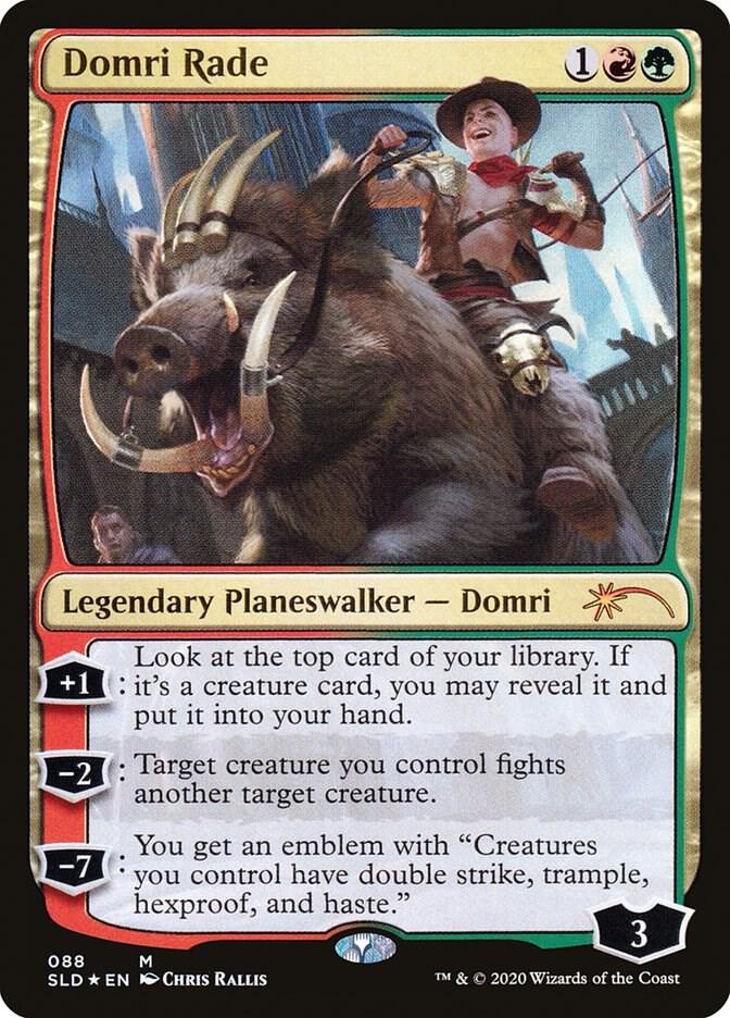 Domri Rade 88 card from Secret Lair Drop Series