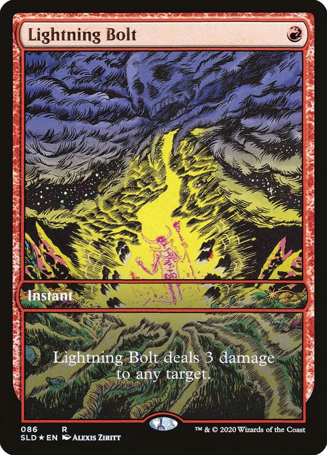 Lightning Bolt 86 card from Secret Lair Drop Series