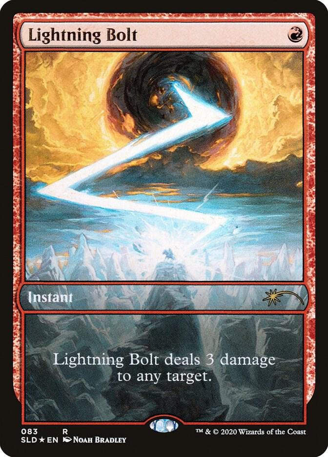 Lightning Bolt 83 card from Secret Lair Drop Series