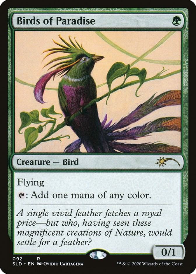 Birds of Paradise 92 card from Secret Lair Drop Series