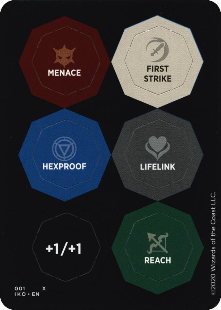 Punch Card Token (001 // 002) - Thick Stock card from Ikoria: Lair of Behemoths