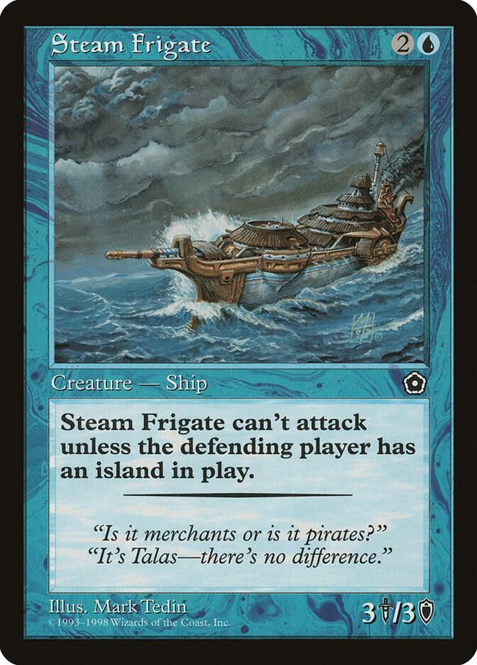 Steam Frigate card from Portal Second Age