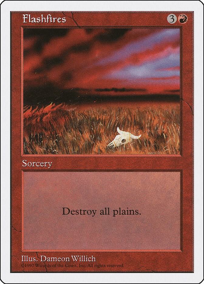 Flashfires card from Fifth Edition