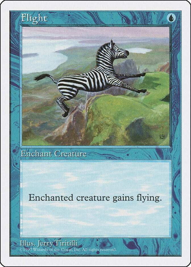 Flight card from Fifth Edition