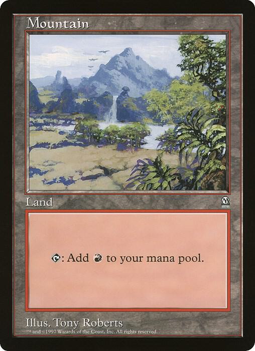 Mountain (Arena League) card from Oversize Cards