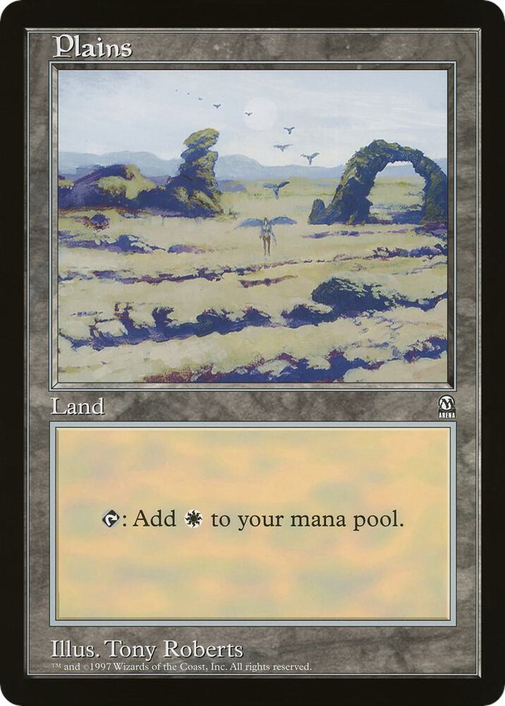 Plains (Arena League) card from Oversize Cards