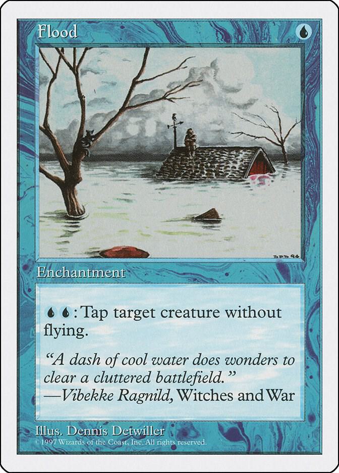 Flood card from Fifth Edition