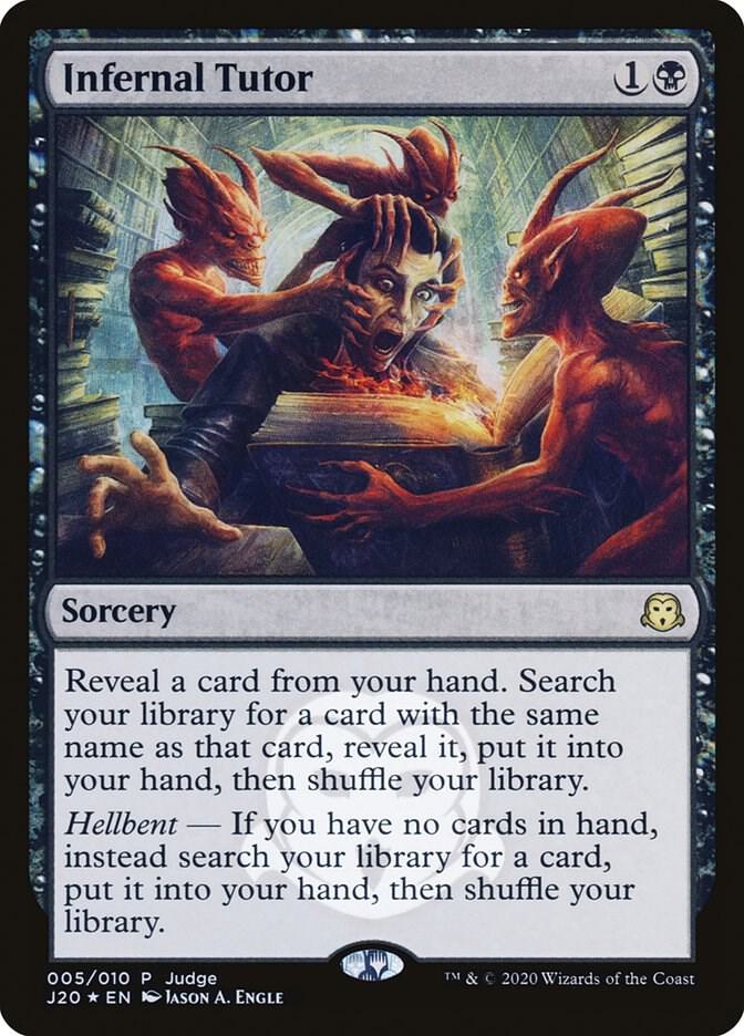 Infernal Tutor 5 card from Judge Promos