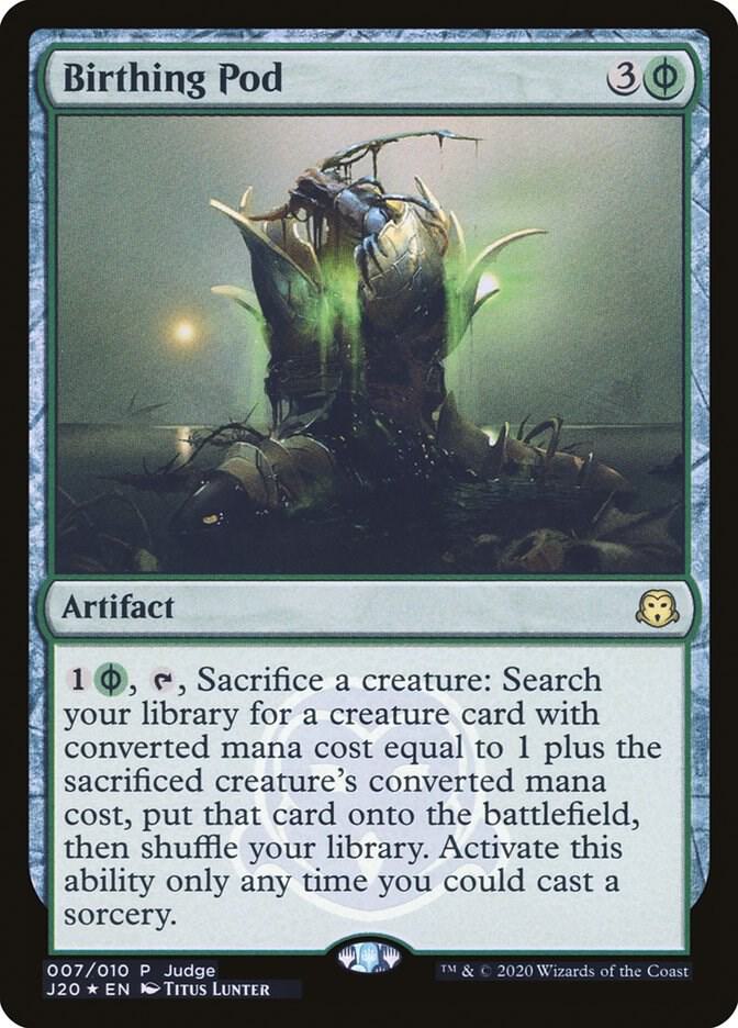 Birthing Pod 7 card from Judge Promos