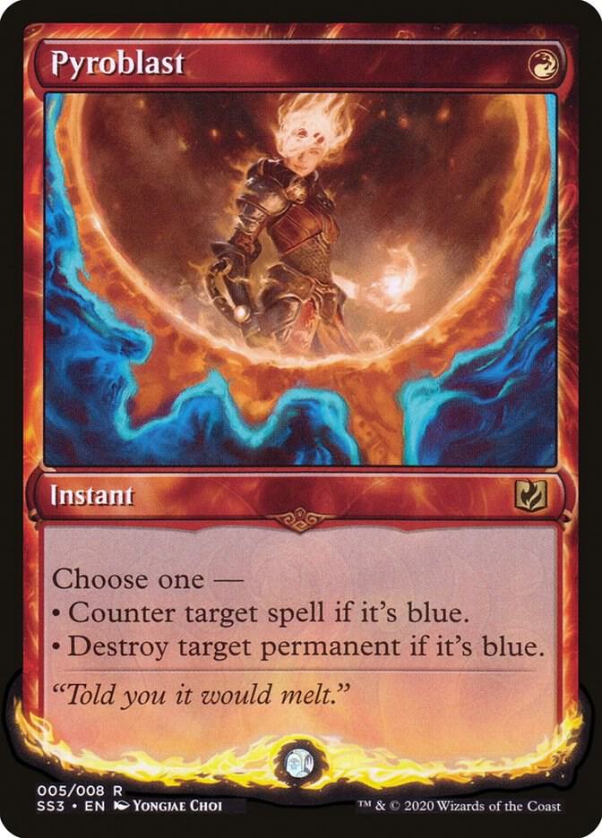 Pyroblast 5 card from Signature Spellbook: Chandra