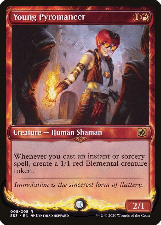Young Pyromancer 8 card from Signature Spellbook: Chandra