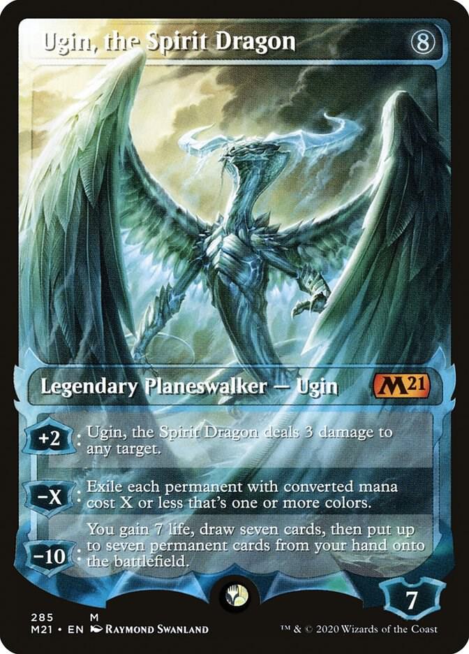 Ugin, the Spirit Dragon (Showcase) 285 card from Core Set 2021