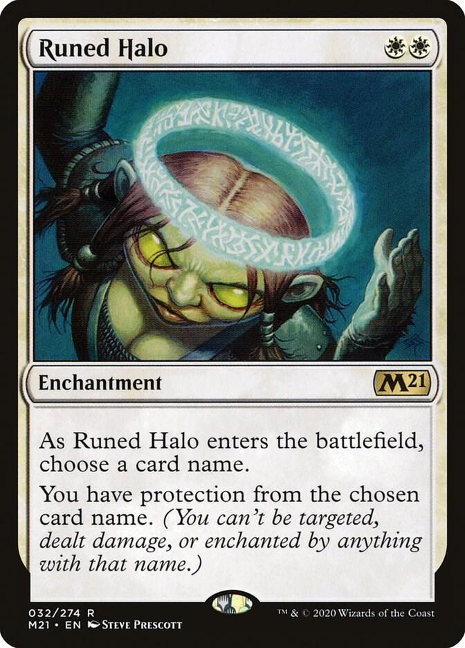 Runed Halo 32 card from Core Set 2021