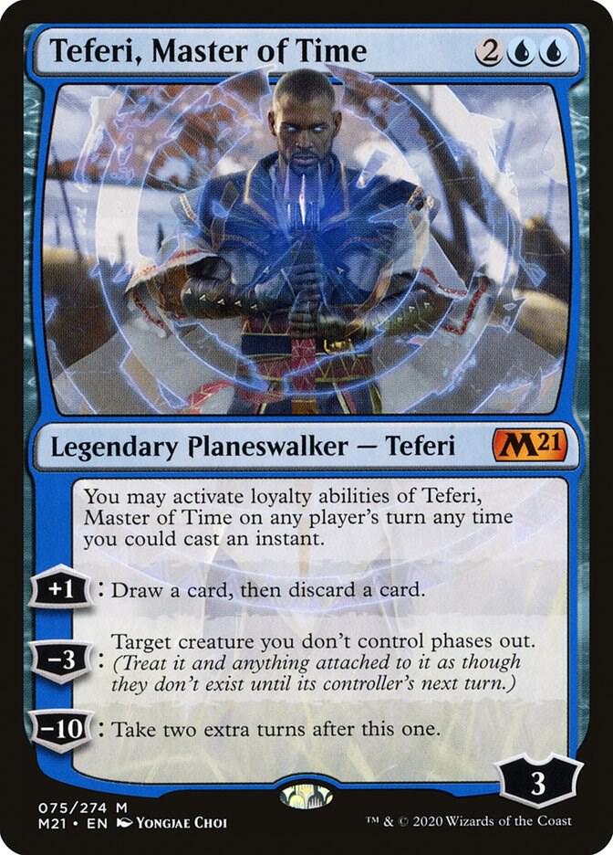 Teferi, Master of Time 75 card from Core Set 2021
