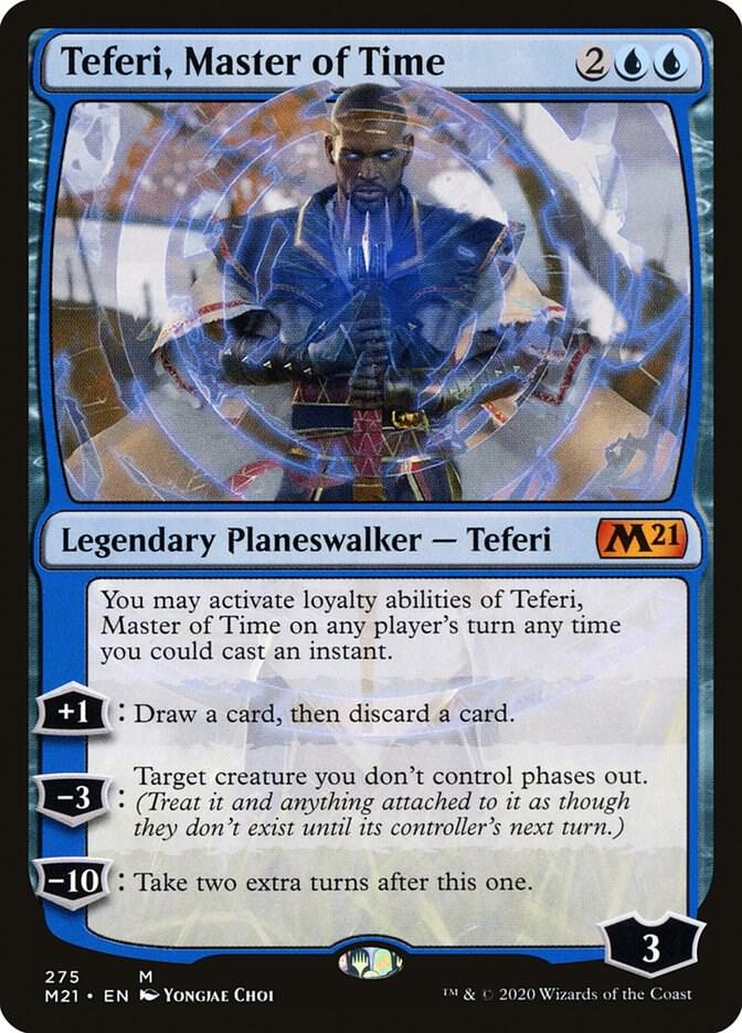 Teferi, Master of Time 275 card from Core Set 2021