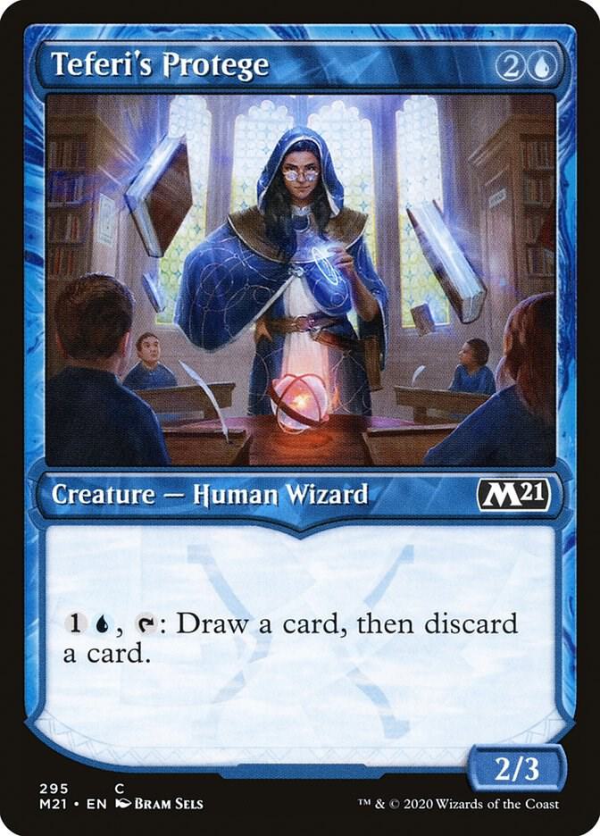 Teferi's Protege (Showcase) 295 card from Core Set 2021