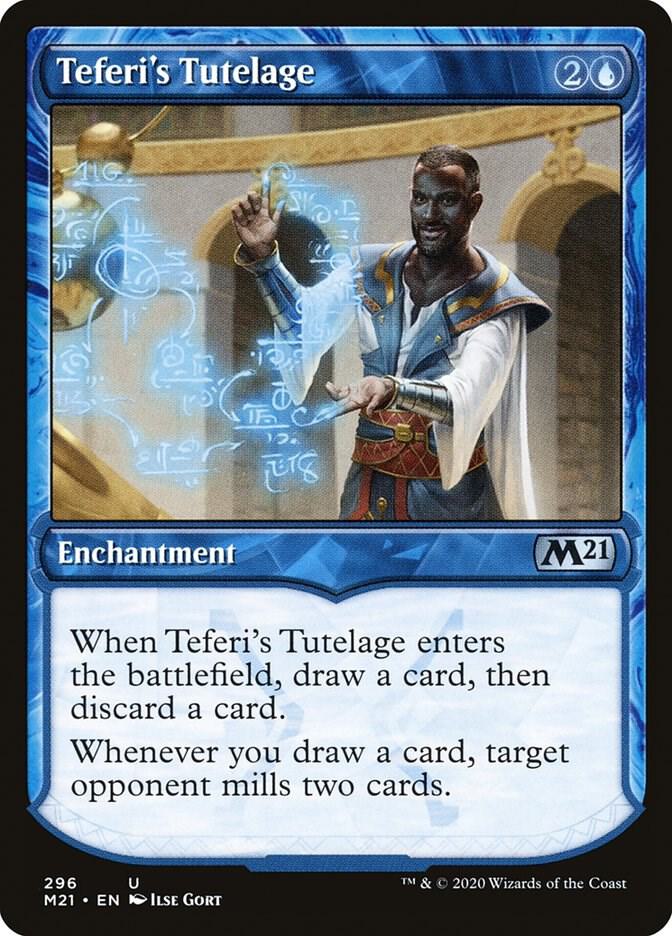 Teferi's Tutelage (Showcase) 296 card from Core Set 2021
