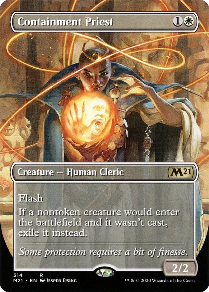 Containment Priest (Alternate Art) 314 card from Core Set 2021