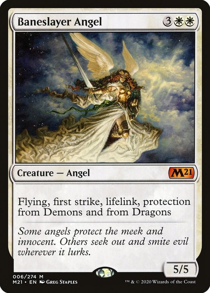 Baneslayer Angel 6 card from Core Set 2021