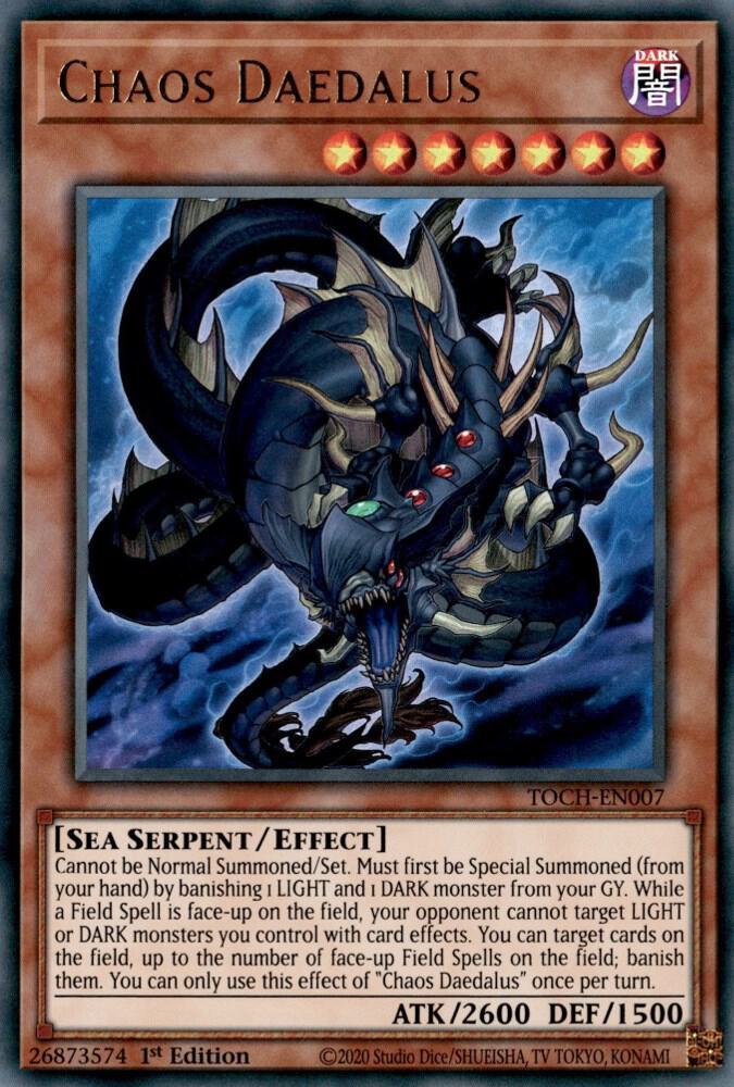 Chaos Daedalus TOCH-EN007 card from Toon Chaos