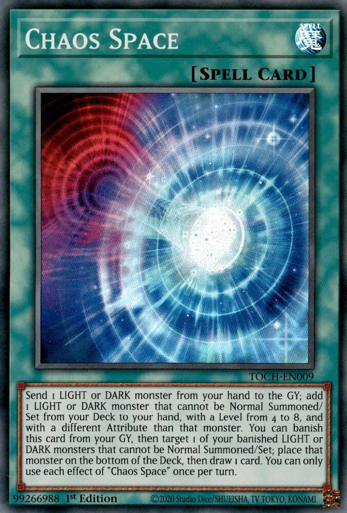Chaos Space TOCH-EN009 card from Toon Chaos