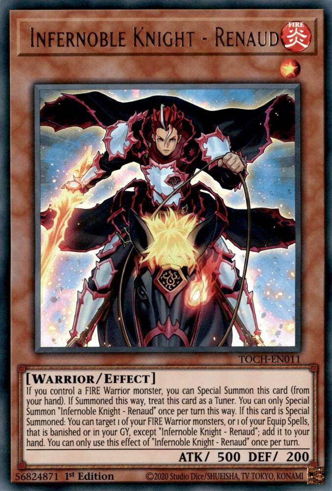 Infernoble Knight - Renaud TOCH-EN011 card from Toon Chaos