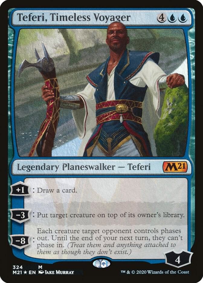 Teferi, Timeless Voyager 324 card from Core Set 2021