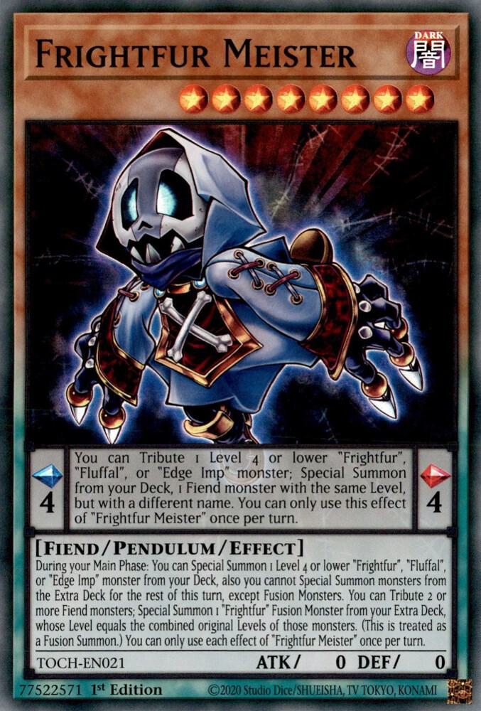 Frightfur Meister TOCH-EN021 card from Toon Chaos