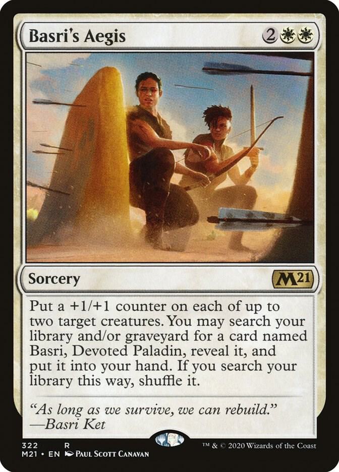 Basri's Aegis 322 card from Core Set 2021