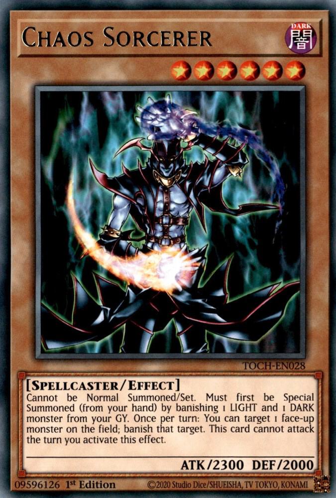 Chaos Sorcerer TOCH-EN028 card from Toon Chaos