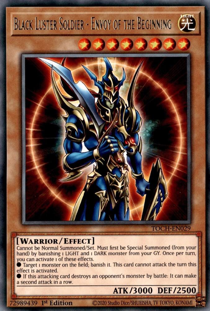 Black Luster Soldier - Envoy of the Beginning TOCH-EN029 card from Toon Chaos
