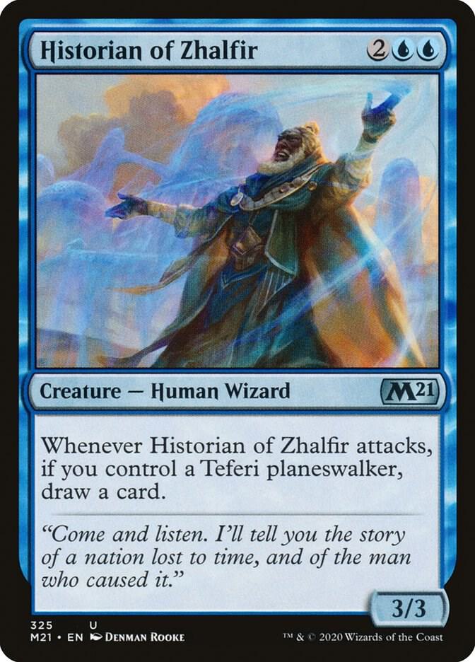 Historian of Zhalfir 325 card from Core Set 2021