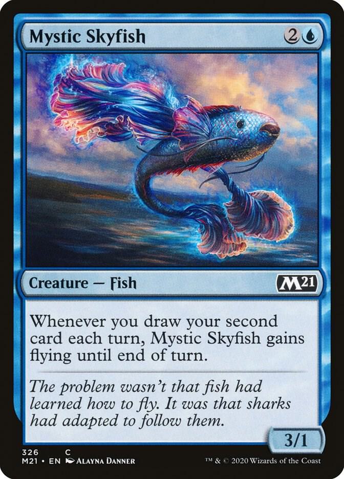 Mystic Skyfish 326 card from Core Set 2021
