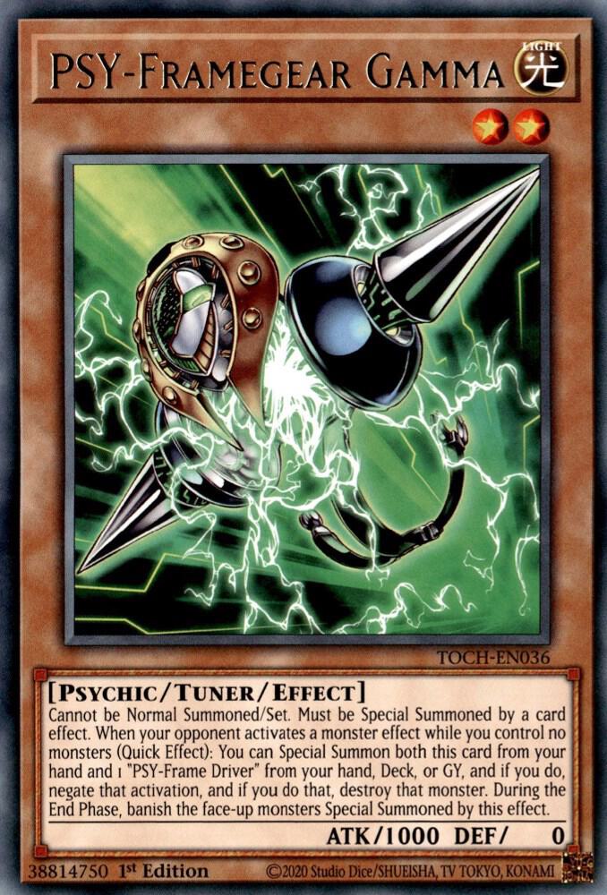 PSY-Framegear Gamma TOCH-EN036 card from Toon Chaos
