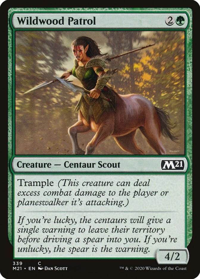 Wildwood Patrol 339 card from Core Set 2021