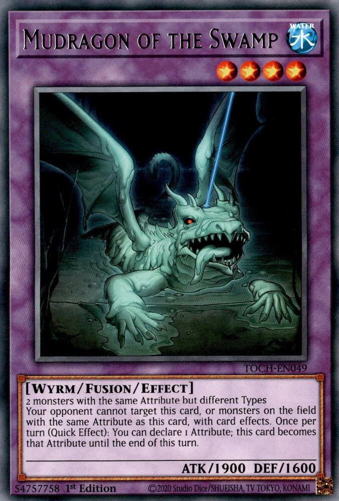 Mudragon of the Swamp TOCH-EN049 card from Toon Chaos