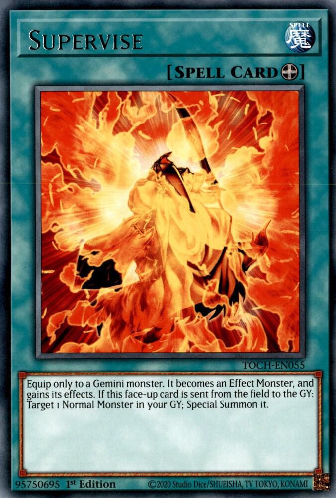 Supervise TOCH-EN055 card from Toon Chaos