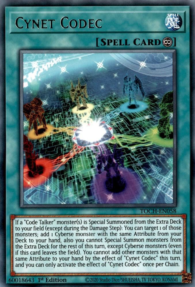 Cynet Codec TOCH-EN058 card from Toon Chaos