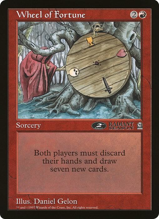 Wheel of Fortune (Arena League) card from Oversize Cards