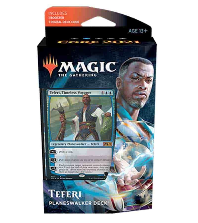 Core Set 2021 - Planeswalker Deck [Teferi] card from Core Set 2021
