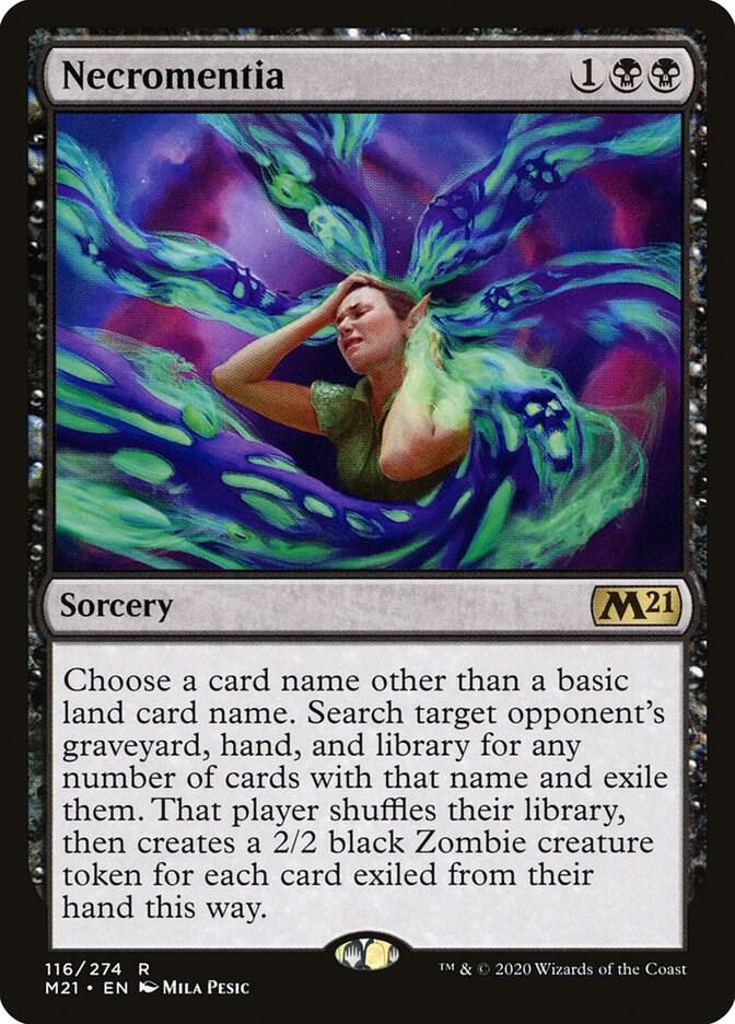 Necromentia 116 card from Core Set 2021