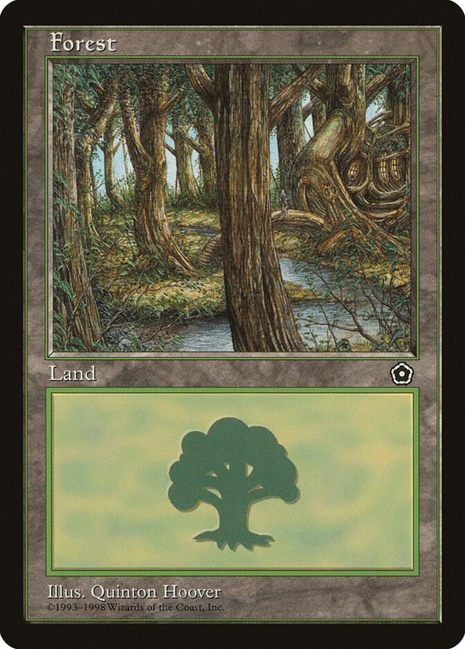 Forest 152 card from Portal Second Age
