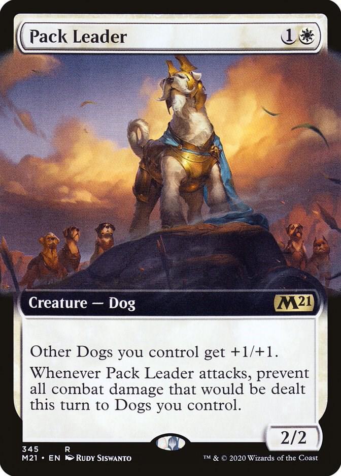 Pack Leader (Extended Art) 345 card from Core Set 2021