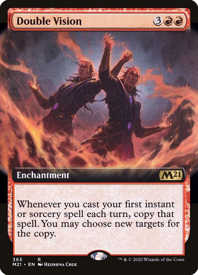 Double Vision (Extended Art) 365 card from Core Set 2021
